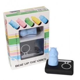 Голубой вибростимулятор Beat Up Vibes